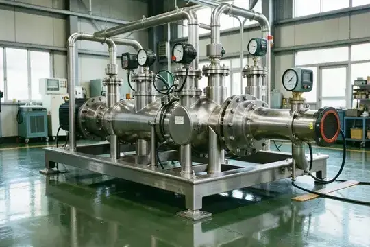 産業用高圧ユニットの全景